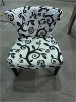 Side Chair Black & White