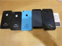 5 Cell Phones / iPod