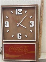 Coca cola plastic electric clock
