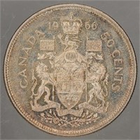 1966 - 50 cent Canadian Coins