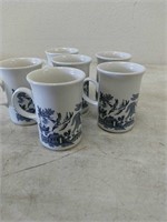 Six cups made in England