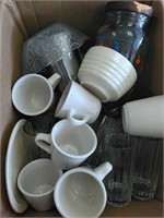 Box of very nice glasses and cups