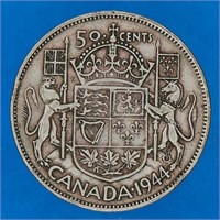 1944 - 50 cent Canadian Coins
