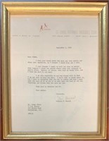 1962 Signed Letter by Stan Musial (Cardinals)