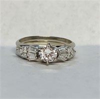 14k Diamond Bridal Set with Appraisal