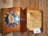 Wooden Lord's Prayer Clock