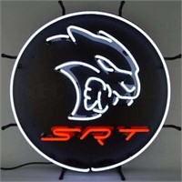 Hellcat neon sign w/ backing
