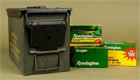 Ammo 100+ Assorted Rounds 12 Gauge - W/ Ammo Can