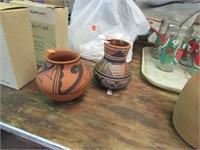 2 PC SMALL INDIAN POTTERY