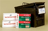 Ammo 1000 Assorted Rounds 45 Auto - W/ Ammo Can