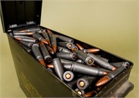 Ammo Approx 500 Rounds 7.62x39 in Ammo Can