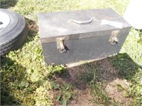 Metal Tool Box, 21"Lx10"Dx10"H