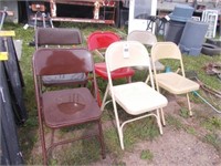 (6) Folding Chairs