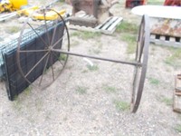 Steel Spoke Wheels w/Axle