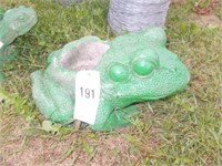 Cement Frog Planter