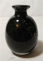 Small Amethyst Art Glass Bud Vase 4" T