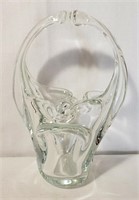 Beautiful Crystal Art Glass Basket