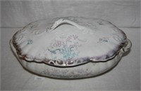 EPP Co. China Covered Vegetable Dish w Multi Color