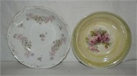 Wellsville China Co. Iridescent Rose Bowl & Unmark