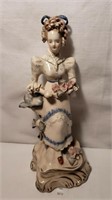 1940's Corday Porcelain Woman w Curls Figurine