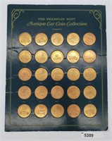 Franklin Mint Antique Car Coin Collection Series 2