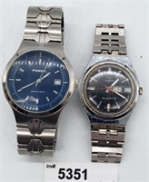 Stainless Steel Timex Watch & Fossil Watch