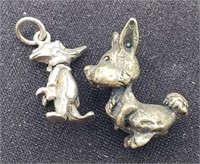 Silver Charms - Thumper Rabbit & Woody Woodpecker
