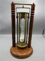 Large vintage brass encased hour-glass!