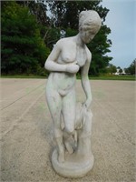 Gorgeous Large Cement Garden Art Statue!