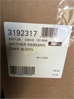 Box of Mother Parker's Café Blend Coffee