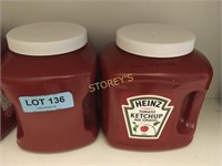 4 Jugs of 2.8L Ketchup Bottles