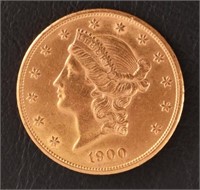 1900 $20 Gold Coin