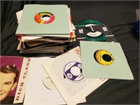 STACK OF 45' RECORDS #2