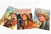 LOT OF 3 DELL ROY ROGERS 1950'S 10 CENT COMICS