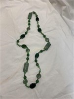 34" Nephrite Jade Necklace