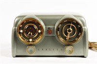 1950'S CROSLEY CLOCK & RADIO MODEL D-25