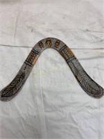 Wood Hand Painted Boomerangs