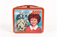 1981 ANNIE EMBOSSED LUNCH BOX / THERMOS