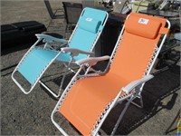 2 - patio loungers