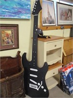 Lg. wall mt guitar - wooden