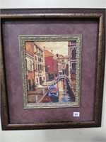 Venice street scene print