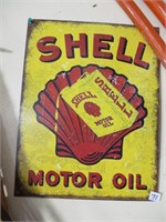 Shell motor oil sign