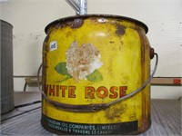 White Rose grease can