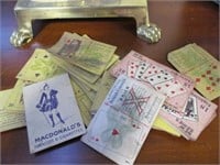 MacDonalds tobacco - collectable playing cards