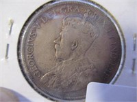 1917 NFLD half dollar coin