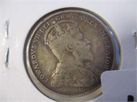 1904 NFLD 20 cent piece