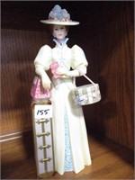 2002 - 03 Presidents Club lady figurine 9 1/2" tal