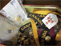 Military pins, badges & buttons