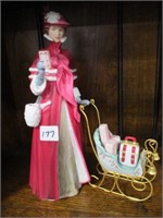1989-90 Presidents Club - Lady figurine w/ strollr