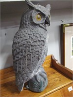 Plastic owl figure